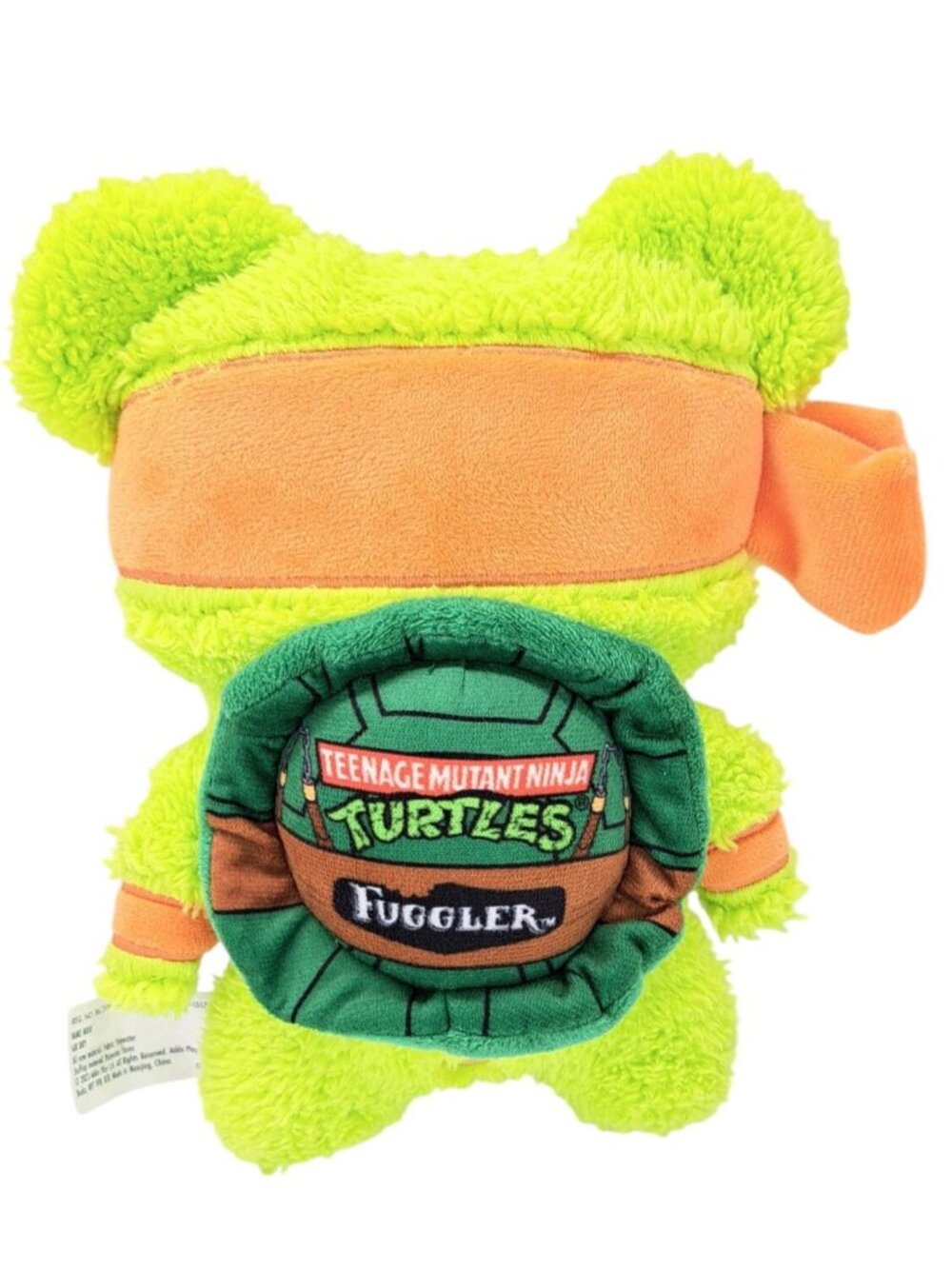 Teenage Mutant Ninja Turtle Fuggler Plush Michelangelo Limited Ed Glow Butt-On - Picture 2 of 7